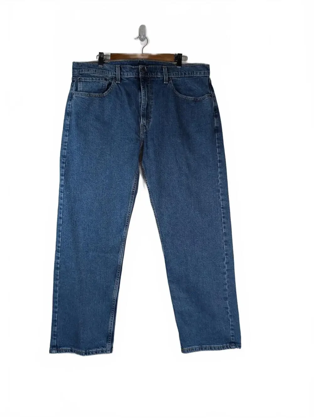 Levi's 505 Regular Fit Jeans Medium Wash Blue 38 X 29